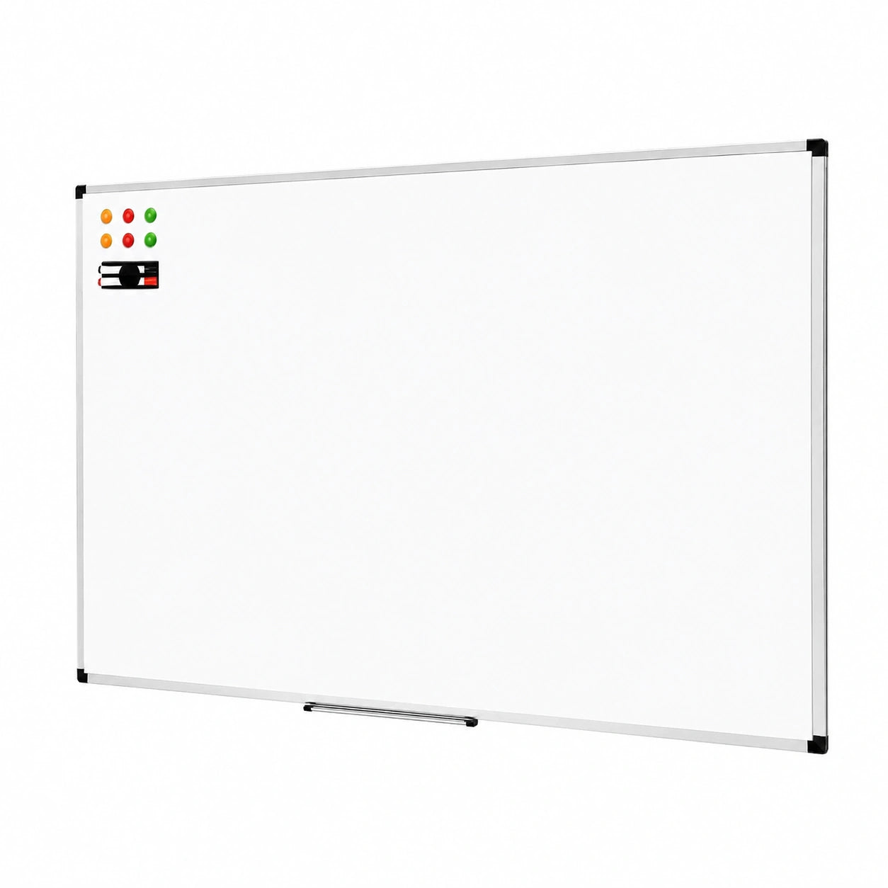 Bureau, en aluminium, coloris blanc, 240 x 100 cm, pour l’espace de travail