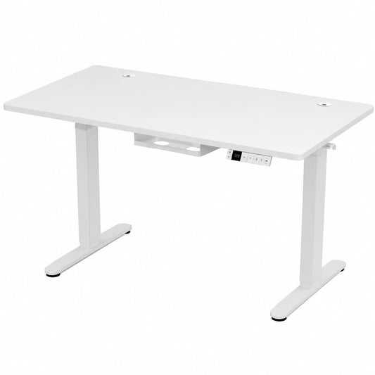 Bureau, réglable, avec prise intégrée, 160 x 80 cm, pour l’espace de travail