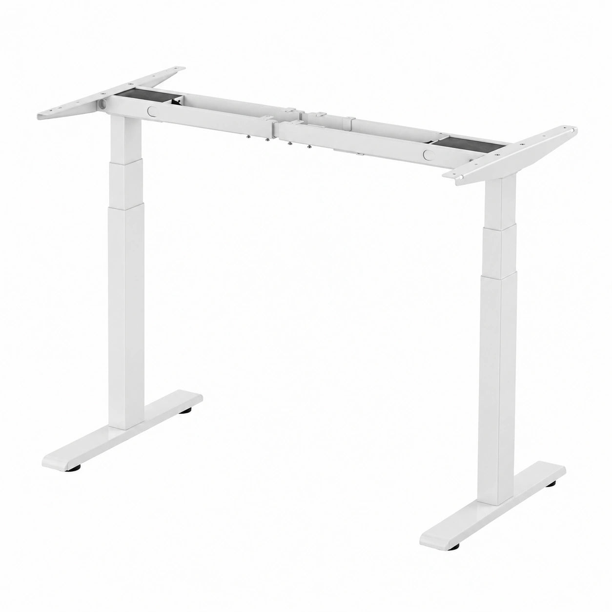 Bureau, extensible, réglable, coloris blanc, pour l’espace de travail