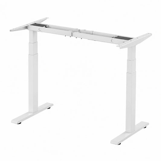 Bureau, extensible, réglable, coloris blanc, pour l’espace de travail