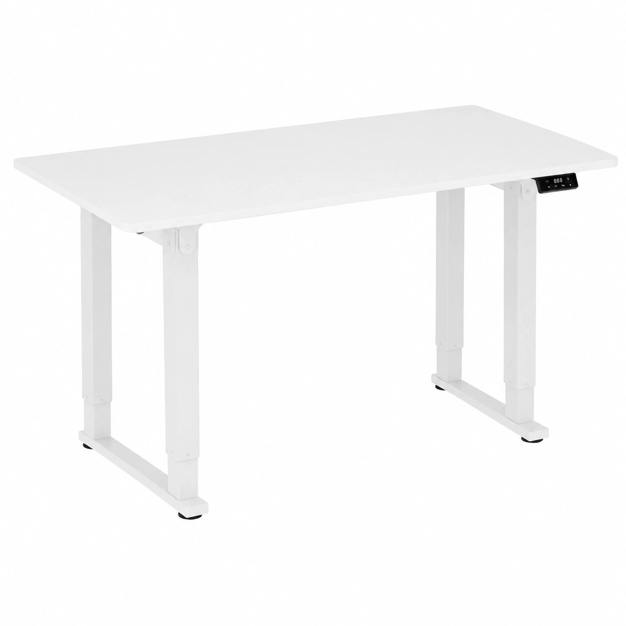 Bureau, réglable, coloris blanc, 180 x 80 cm, pour l’espace de travail
