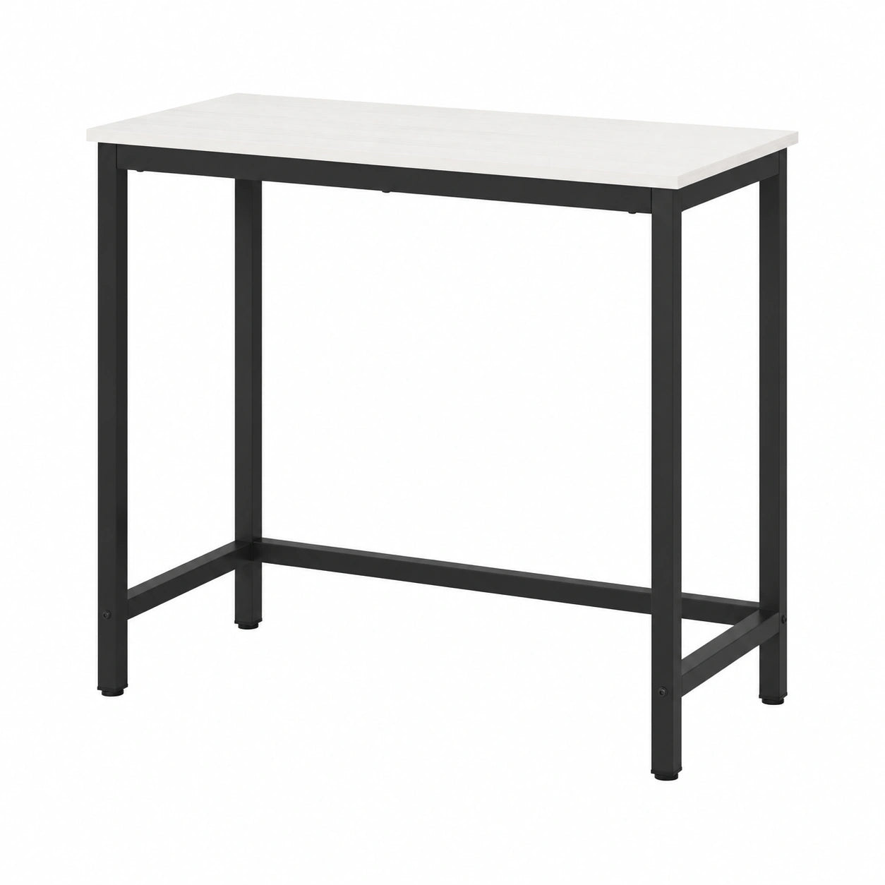 Bureau, réglable, en acier, coloris blanc, 80 x 50 x 77 cm, pour l’espace de travail