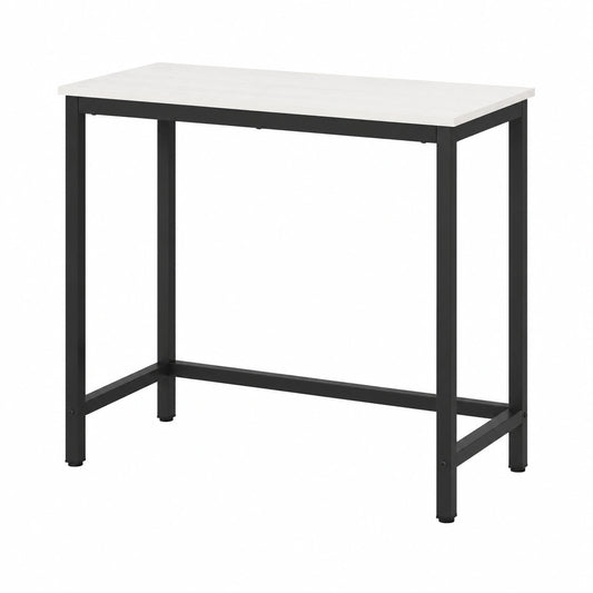 Bureau, réglable, en acier, coloris blanc, 80 x 50 x 77 cm, pour l’espace de travail