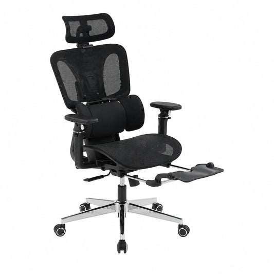 Bureau, réglable, coloris noir, pour l’espace de travail