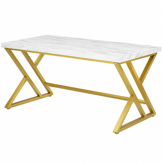Bureau, en métal, avec rangement, coloris blanc, pour l’espace de travail